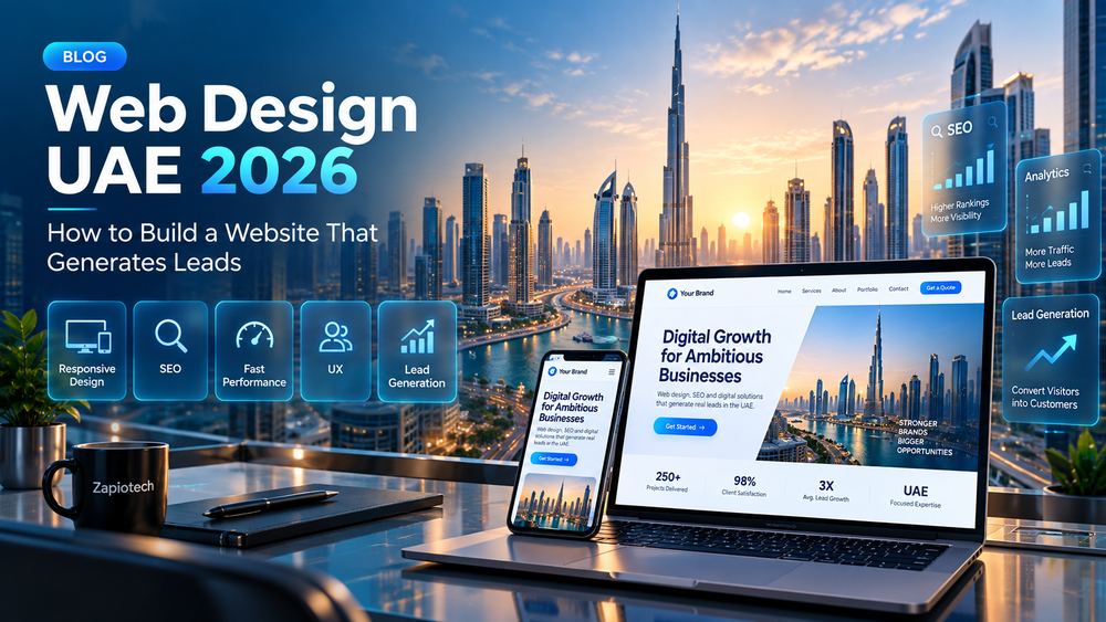 Modern web design and website development services in UAE Dubai