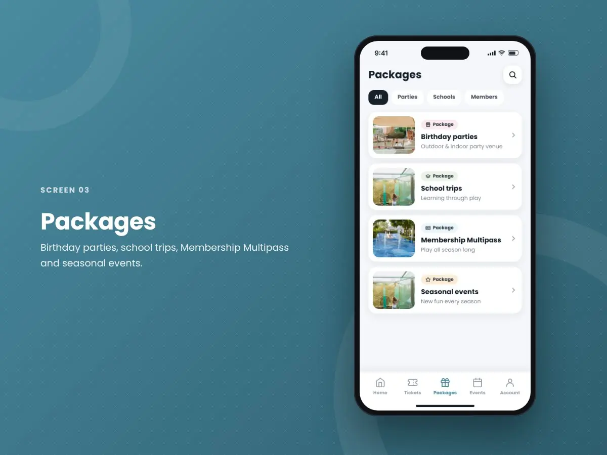 Al Barari Playground: Packages