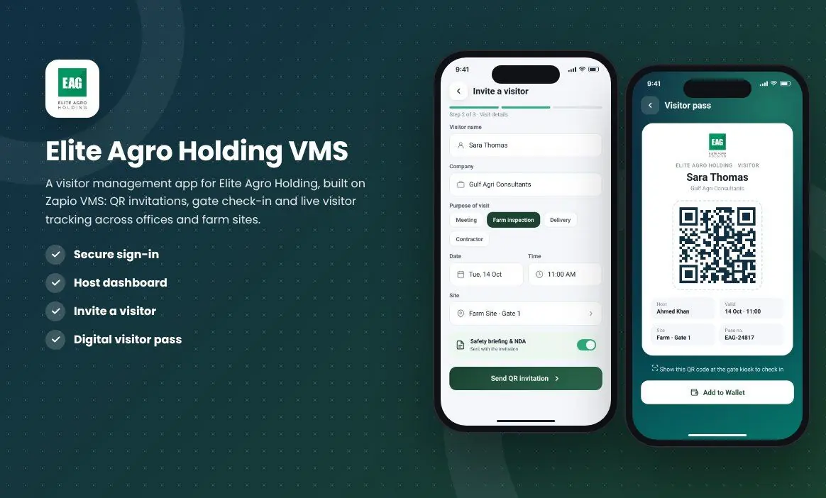 Elite Agro Holding VMS project screenshot