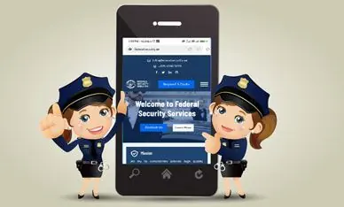 Federal Security Service website by Zapio