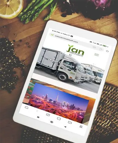 Jabel Al Najjar Foodstuff mobile app design by Zapio