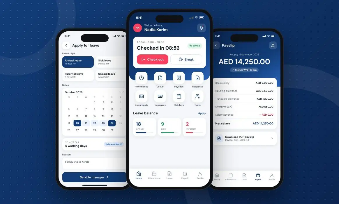 Zapio HRMS App website by Zapio